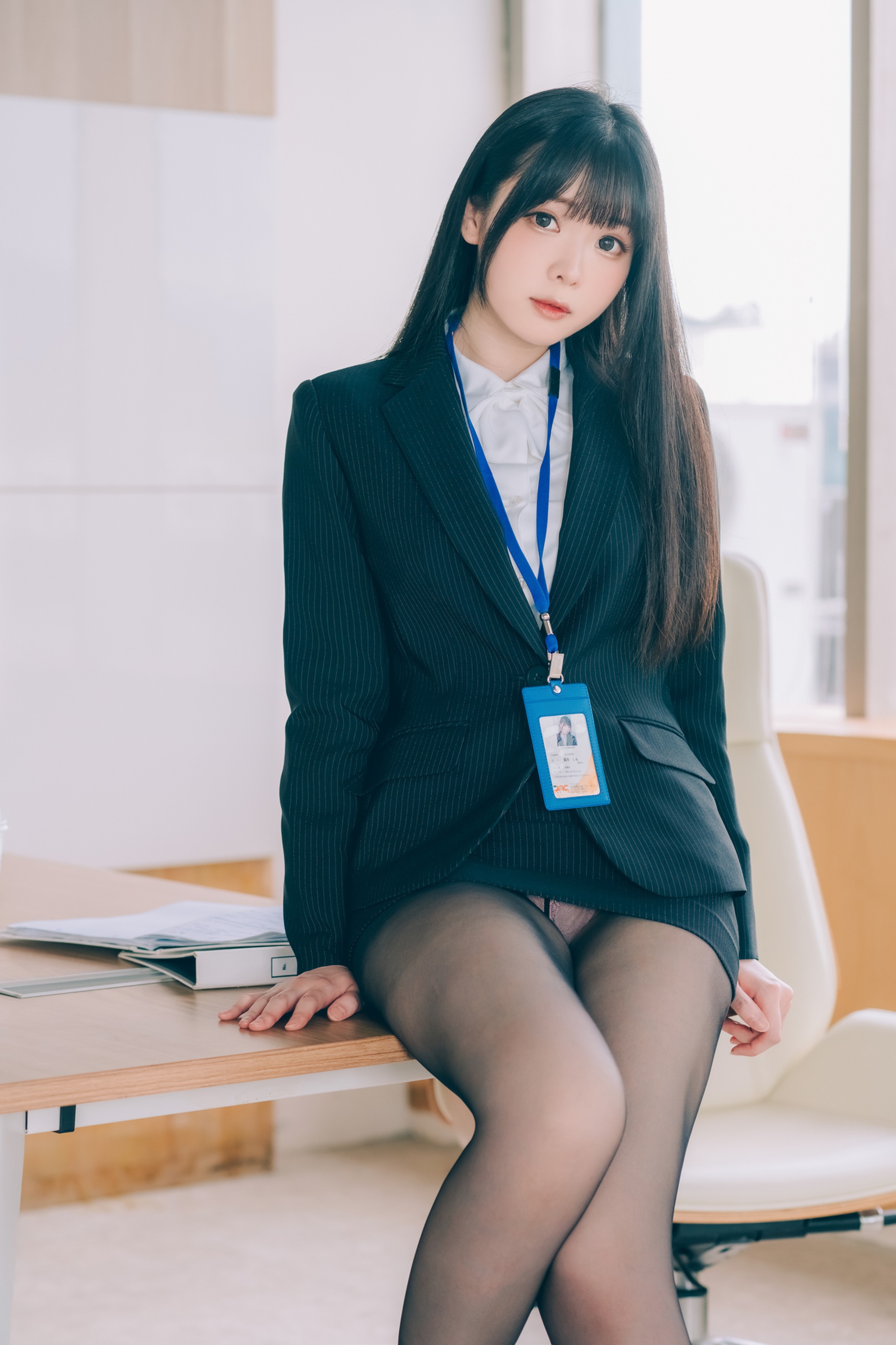 图片[1]-霜月shimo – NO.141 霜月的秘密辦公室 Shimo Secret Office [125P]-XikXak